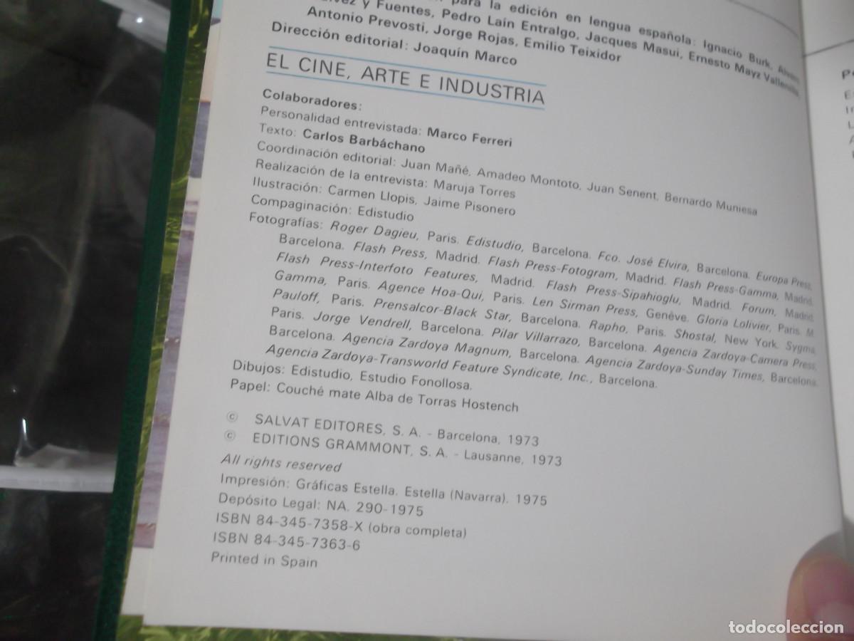 Libros de segunda mano: EL CINE, ARTE E INDUSTRIA - TOMO 5 SALVAT. - Foto 2