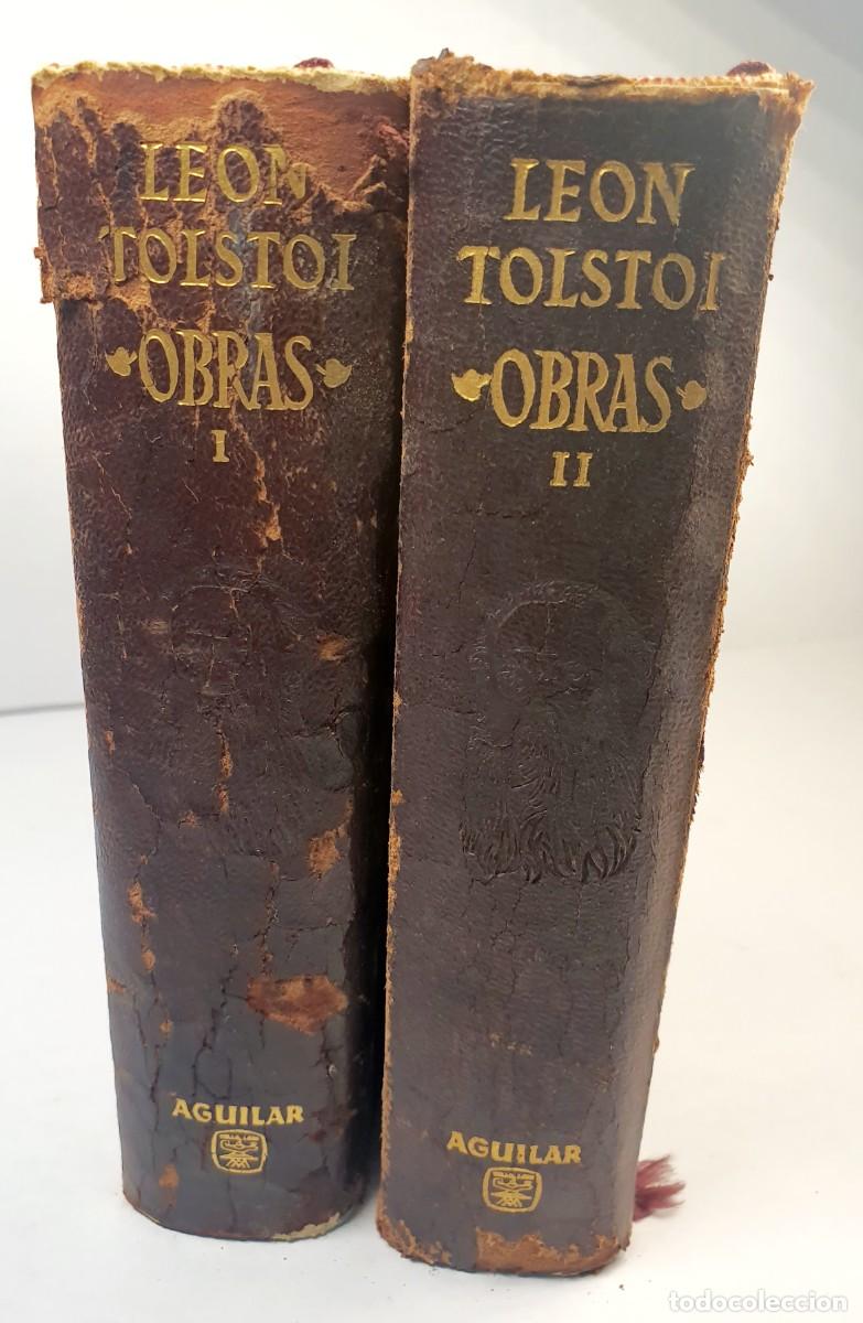 Libros de segunda mano: LEON TOLSTOI *** OBRAS *** COMPLETA 2 TOMOS A&Ntilde;O 1964 - Foto 1