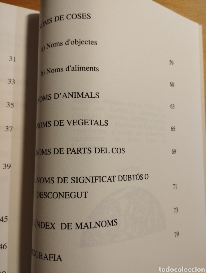 Libros de segunda mano: ELS MALNOMS DES CAPDELL&Agrave; (CATALINA SERVERA JIM&Eacute;NEZ) - Foto 5