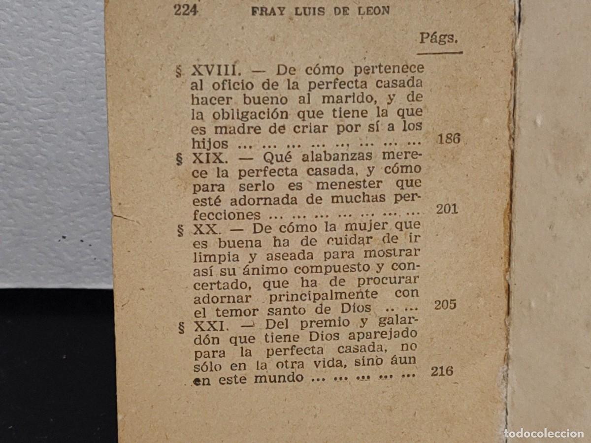Libros de segunda mano: 68- MINI LIBRO, LA PERFECTA CASADA - FRAY LUIS DE LE&Oacute;N - 70S - Foto 5