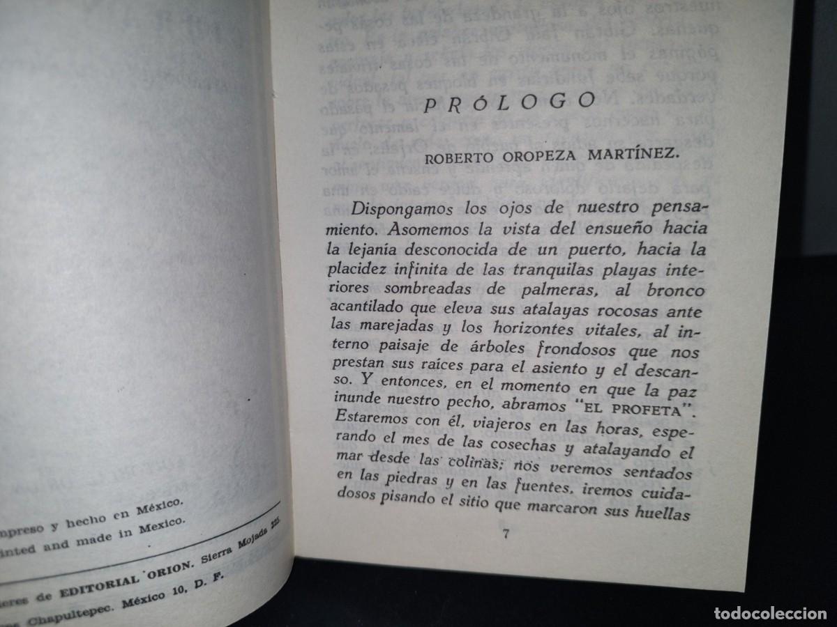 Libros de segunda mano: 68- EL PROFETA - GIBR&Aacute;N JALIL GIBR&Aacute;N - 1972 - Foto 4