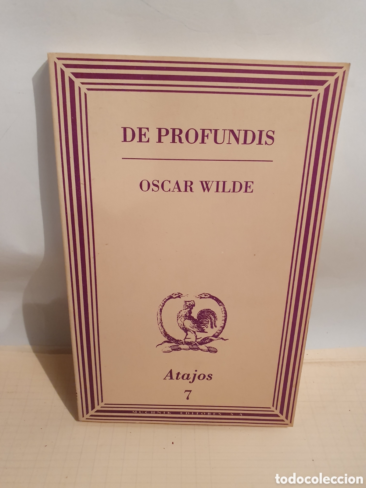 Libros de segunda mano: OSCAR WILDE. DE PROFUNDIS. MUCHNIK EDITORES. 1994. - Foto 1