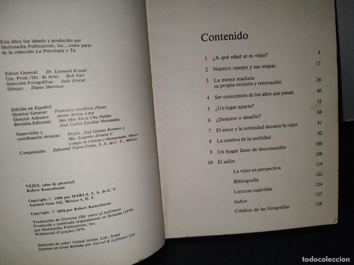 Libros de segunda mano: 68- VEJEZ. A&Ntilde;OS DE PLENITUD - ROBERT KASTENBAUM - Foto 3