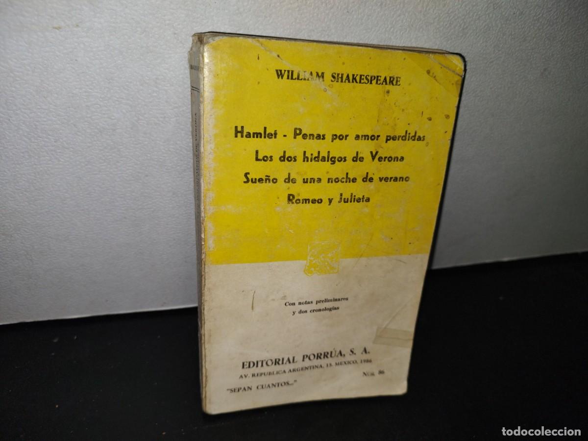 Libros de segunda mano: 68- WILLIAM SHAKESPEARE. VARIAS OBRAS - Foto 1