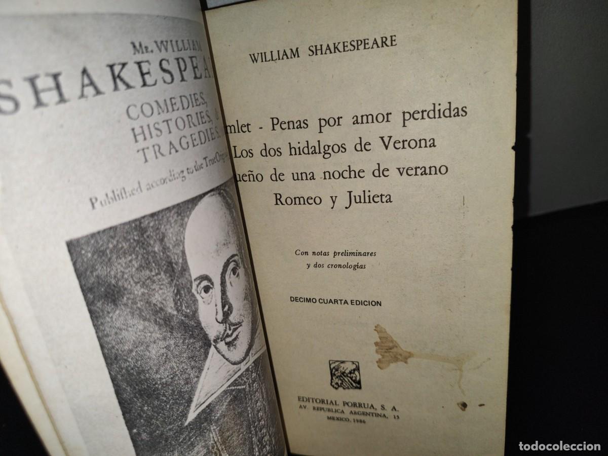 Libros de segunda mano: 68- WILLIAM SHAKESPEARE. VARIAS OBRAS - Foto 3