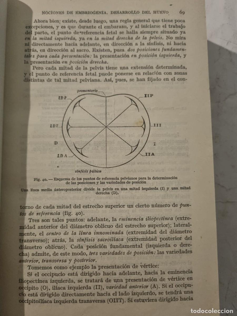 Libros de segunda mano: MANUAL DE OBSTETRICIA. L.DEVRAIGNE. ED: ESPASA-CALPE. MADRID,1943. - Foto 10