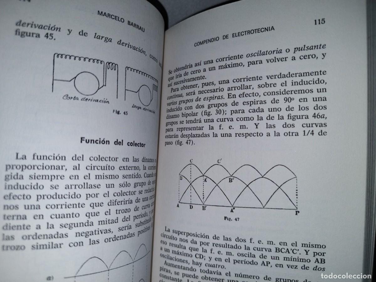 Libros de segunda mano: 68- COMPENDIO DE ELECTROTECNIA - MARCELO BARRAU - Foto 8