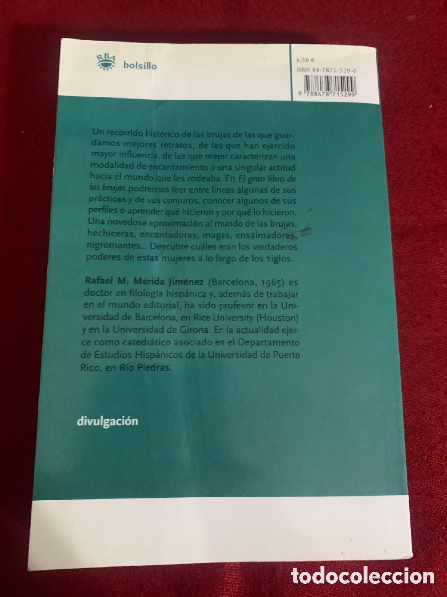 Libros de segunda mano: El gran libro de las brujas. Rafael M. M&eacute;rida. - Foto 3