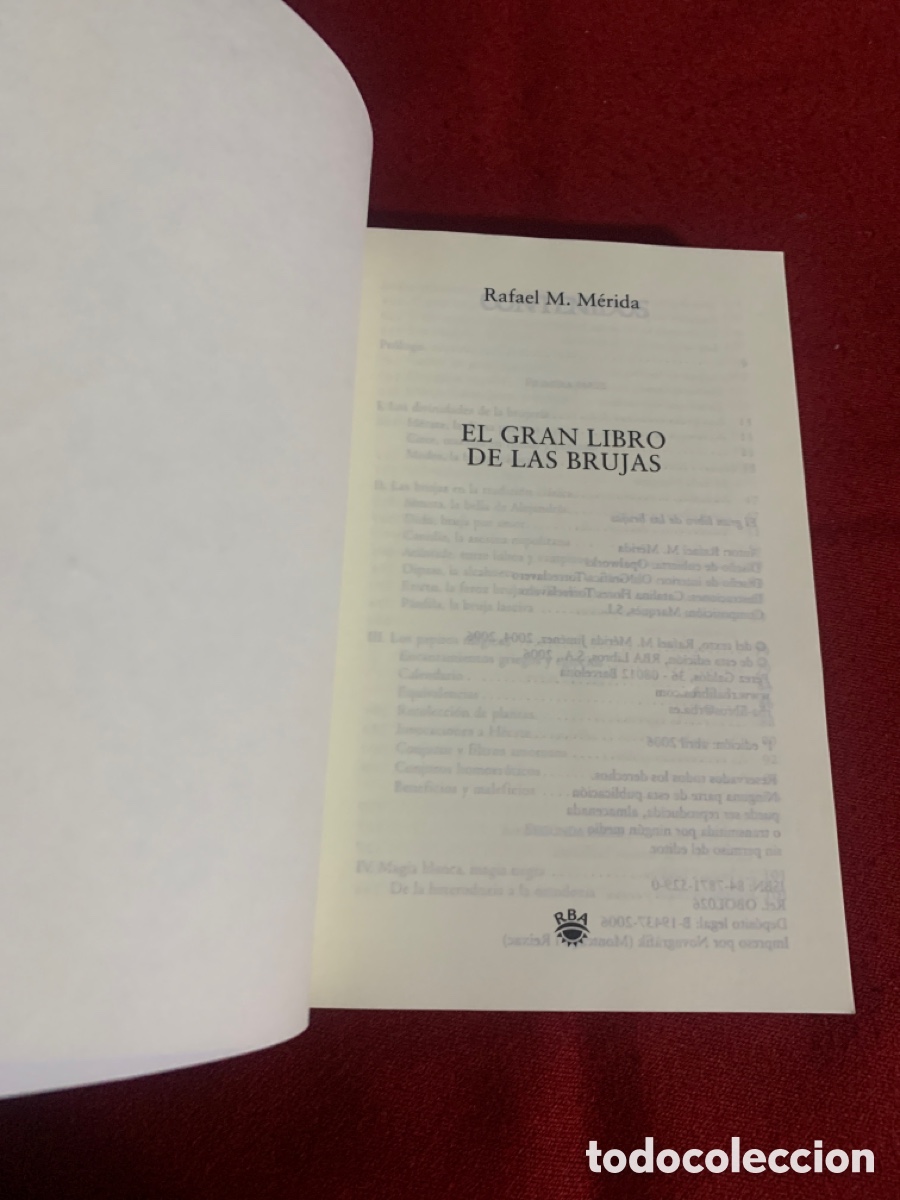 Libros de segunda mano: El gran libro de las brujas. Rafael M. M&eacute;rida. - Foto 5