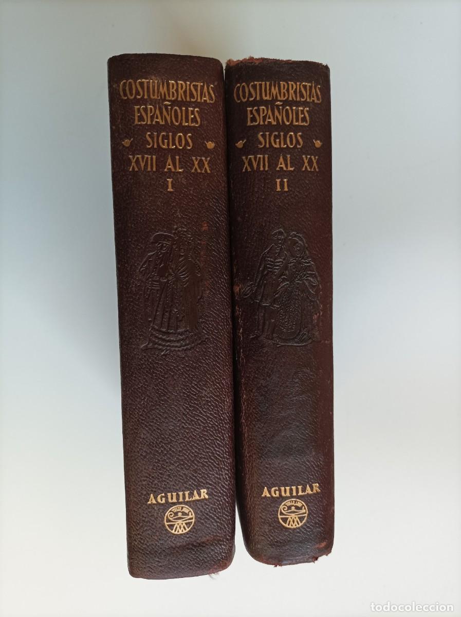 Libros de segunda mano: Eternas 058 y 059, Costumbristas Espa&ntilde;oles, Primera Edici&oacute;n, Aguilar - Foto 1