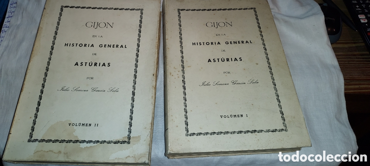 Gebrauchte B&uuml;cher: GIJON EN LA HISTORIA GENERAL DE ASTURIAS.VOL I Y II.JULIO SOMOZA GARCIA SALA.FACSIMIL