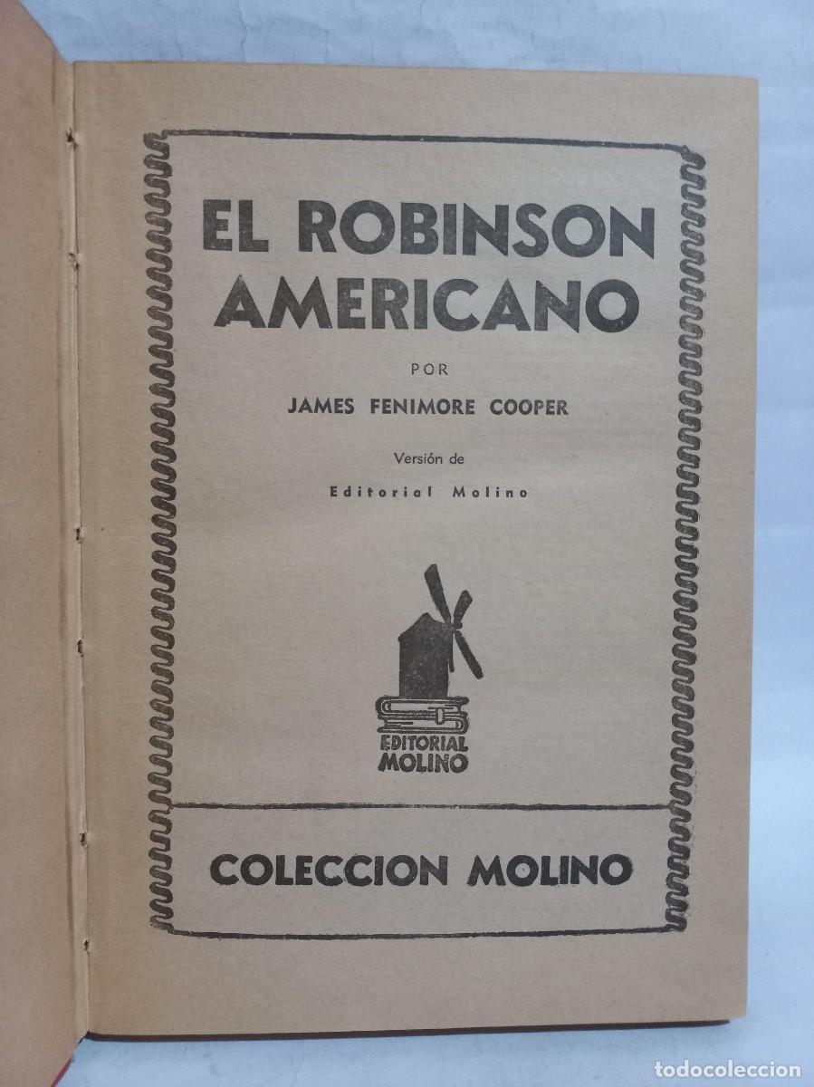 Libros de segunda mano: James Fenimore Cooper - El Robinson Americano - 1940 - Foto 3