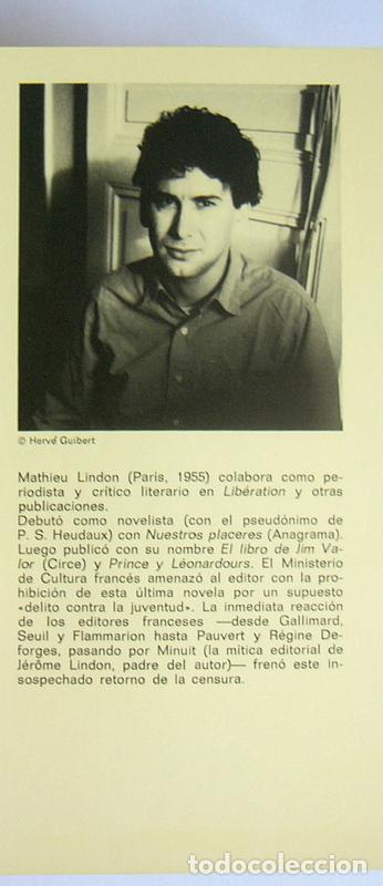 Libros de segunda mano: PRINCE Y LEONARDUS - MATHIEU LINDON - EDITORIAL ANAGRAMA. 1989 - Foto 2
