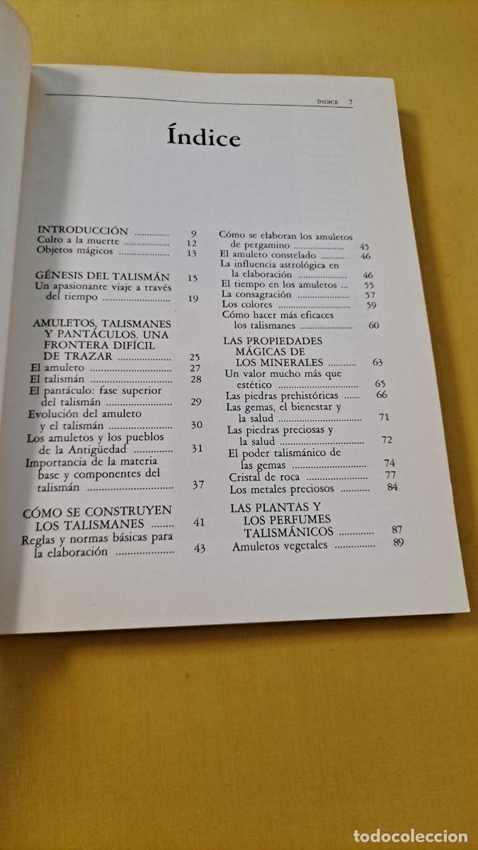 Libros de segunda mano: EL GRAN LIBRO PRACTICO DE LOS AMULETOS Y TALISMANES - EDITORIAL DE VECCHI 1991 - Foto 3