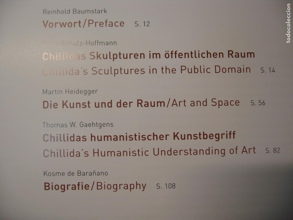 Libros de segunda mano: EDUARDO CHILLIDA. BUSCANDO LA LUZ. EDICION BILING&Uuml;E. 2002 - Foto 7
