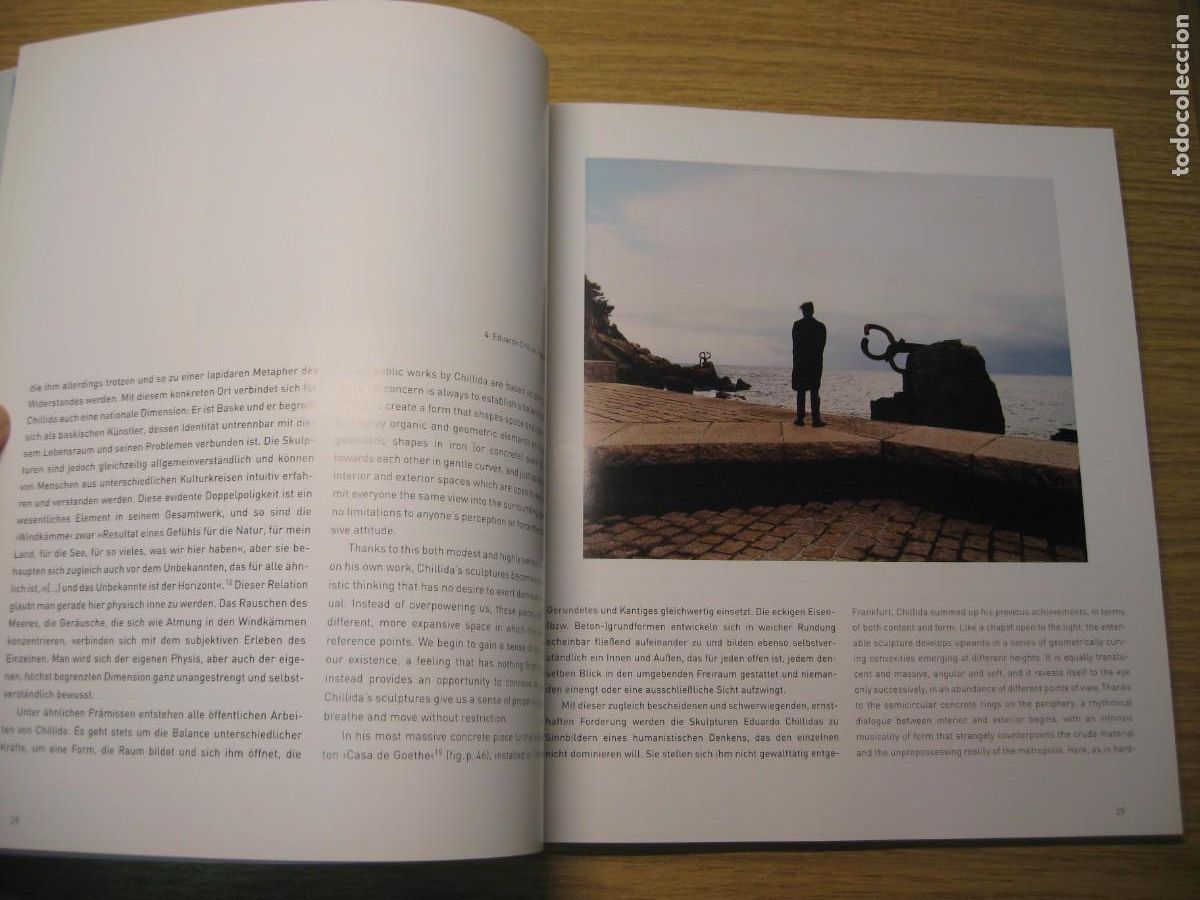 Libros de segunda mano: EDUARDO CHILLIDA. BUSCANDO LA LUZ. EDICION BILING&Uuml;E. 2002 - Foto 8