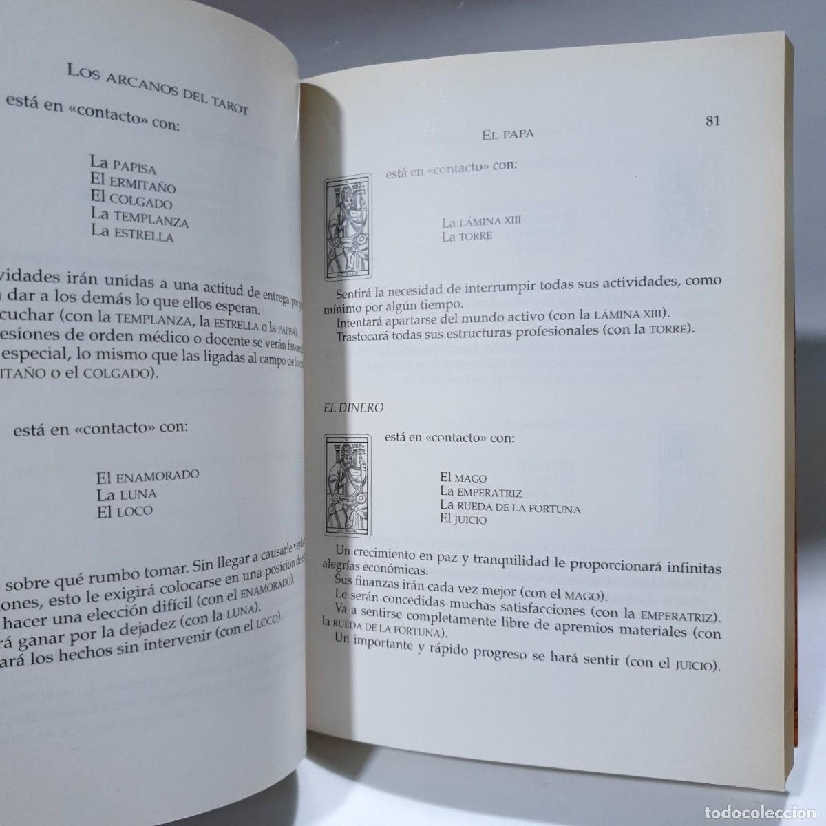 Libros de segunda mano: LOS ARCANOS DEL TAROT - Colette Silvestre - Foto 10