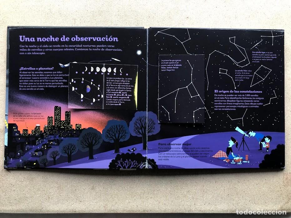 Libros de segunda mano: El espacio / Colecci&oacute;n Mundo Animado / Libro con ventanas y desplegables / - Foto 6