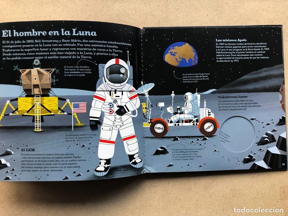 Libros de segunda mano: El espacio / Colecci&oacute;n Mundo Animado / Libro con ventanas y desplegables / - Foto 16