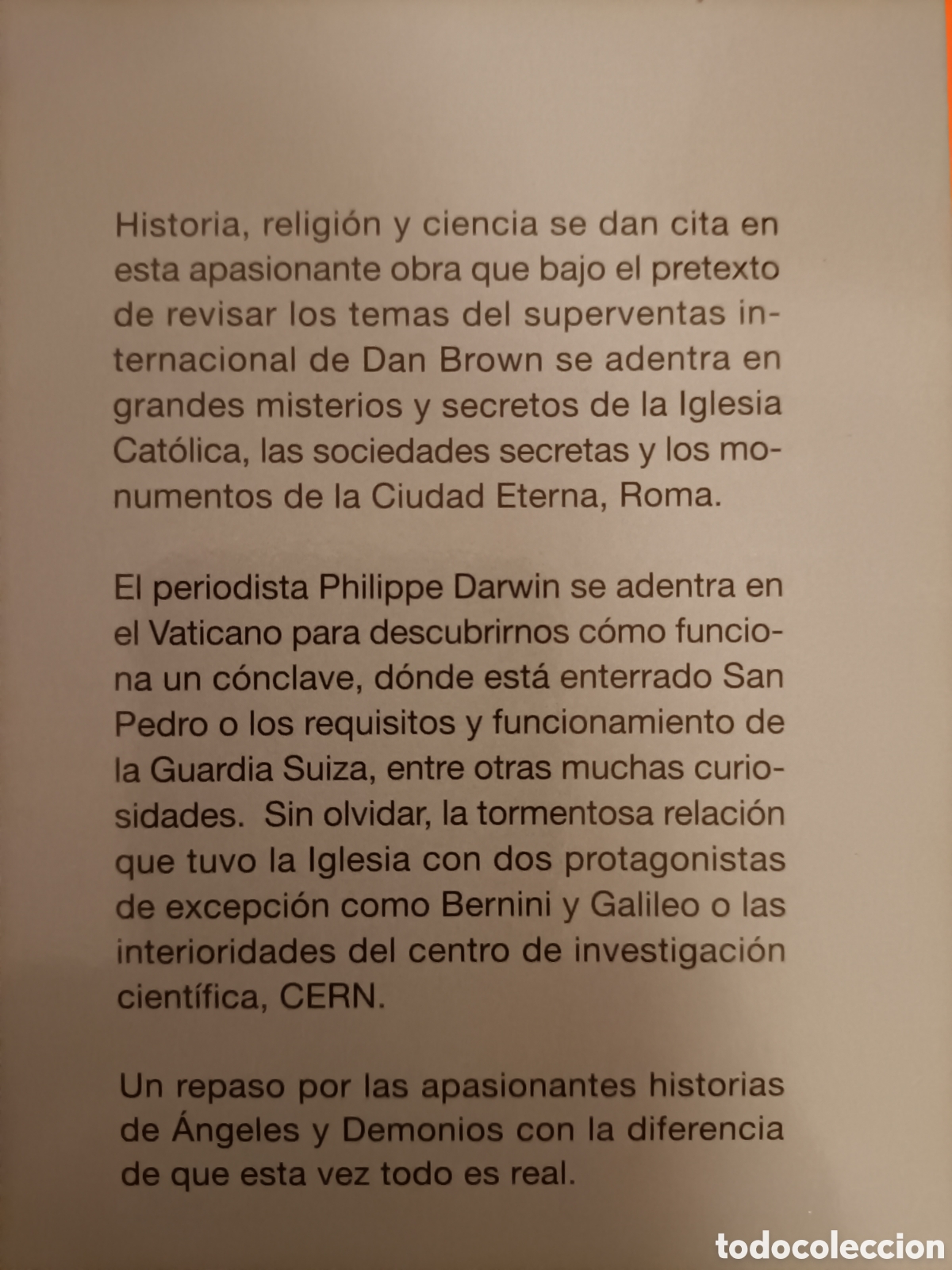 Libros de segunda mano: Las claves de &aacute;ngeles y demonios. Philippe Darwin - Foto 2