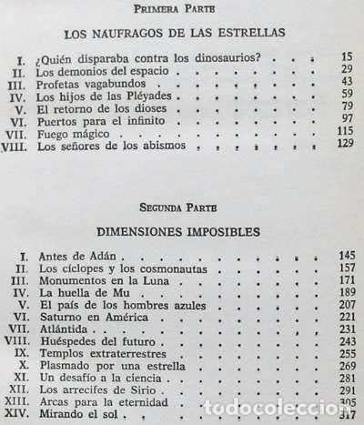 Libros de segunda mano: NO ES TERRESTRE / PETER KOLOSIMO + EL TESORO C&Aacute;TARO / GERARD DE SEDE - VER INDICES - Foto 2
