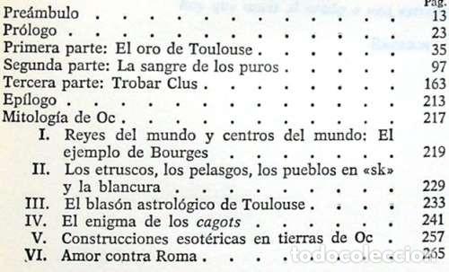 Libros de segunda mano: NO ES TERRESTRE / PETER KOLOSIMO + EL TESORO C&Aacute;TARO / GERARD DE SEDE - VER INDICES - Foto 3