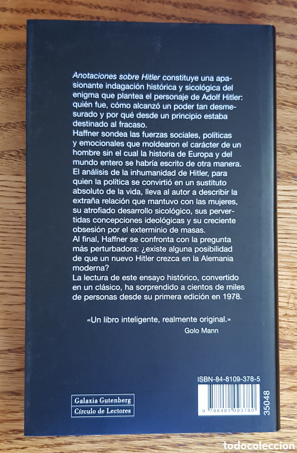 Libros de segunda mano: Anotaciones sobre Hitler. Sebastian Haffner - Foto 5