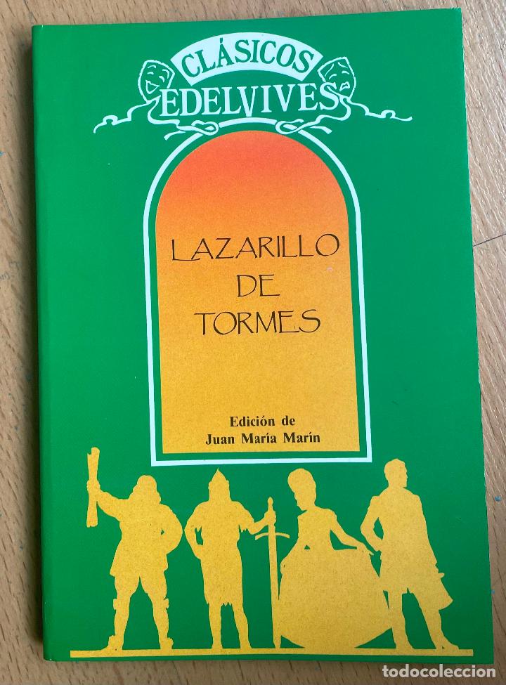 Libros de segunda mano: LAZARILLO DE TORMES, Clasicos Edelvives - Foto 1