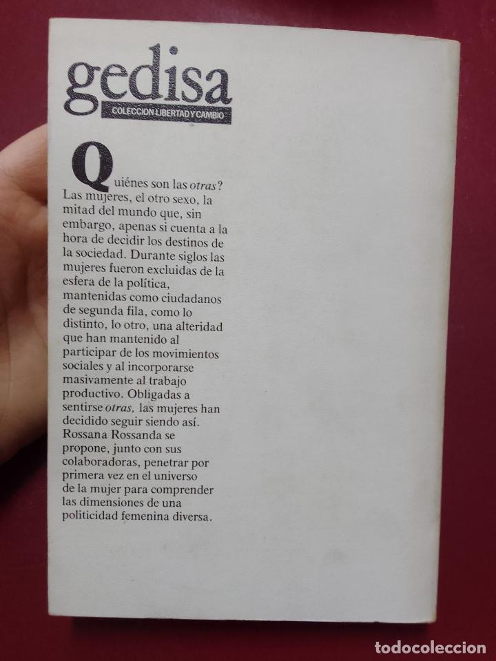 Libros de segunda mano: Rossana Rossanda: Las otras (Editorial Gedisa. 1982) - Foto 2