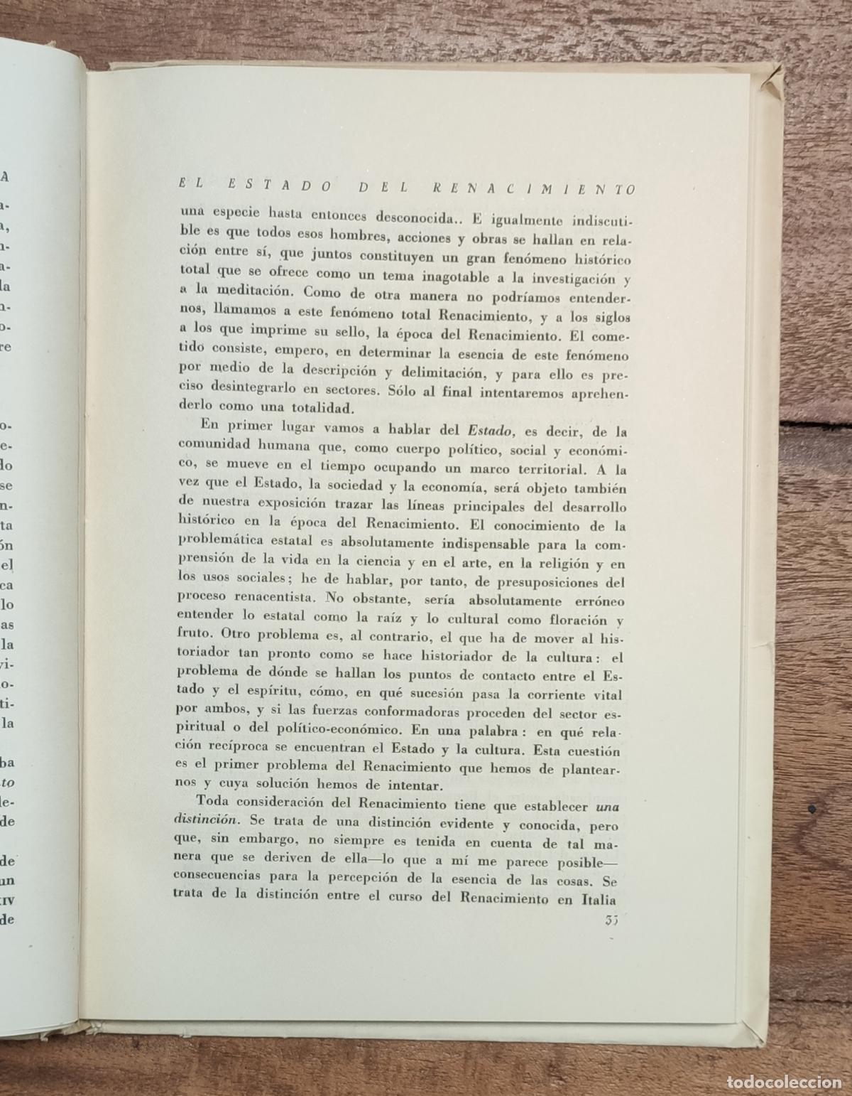 Libros de segunda mano: LA IDEA DEL ESTADO EN LA EDAD MODERNA. NAEF, Werner. Ediciones Nueva &Eacute;poca. 1947. - Foto 3