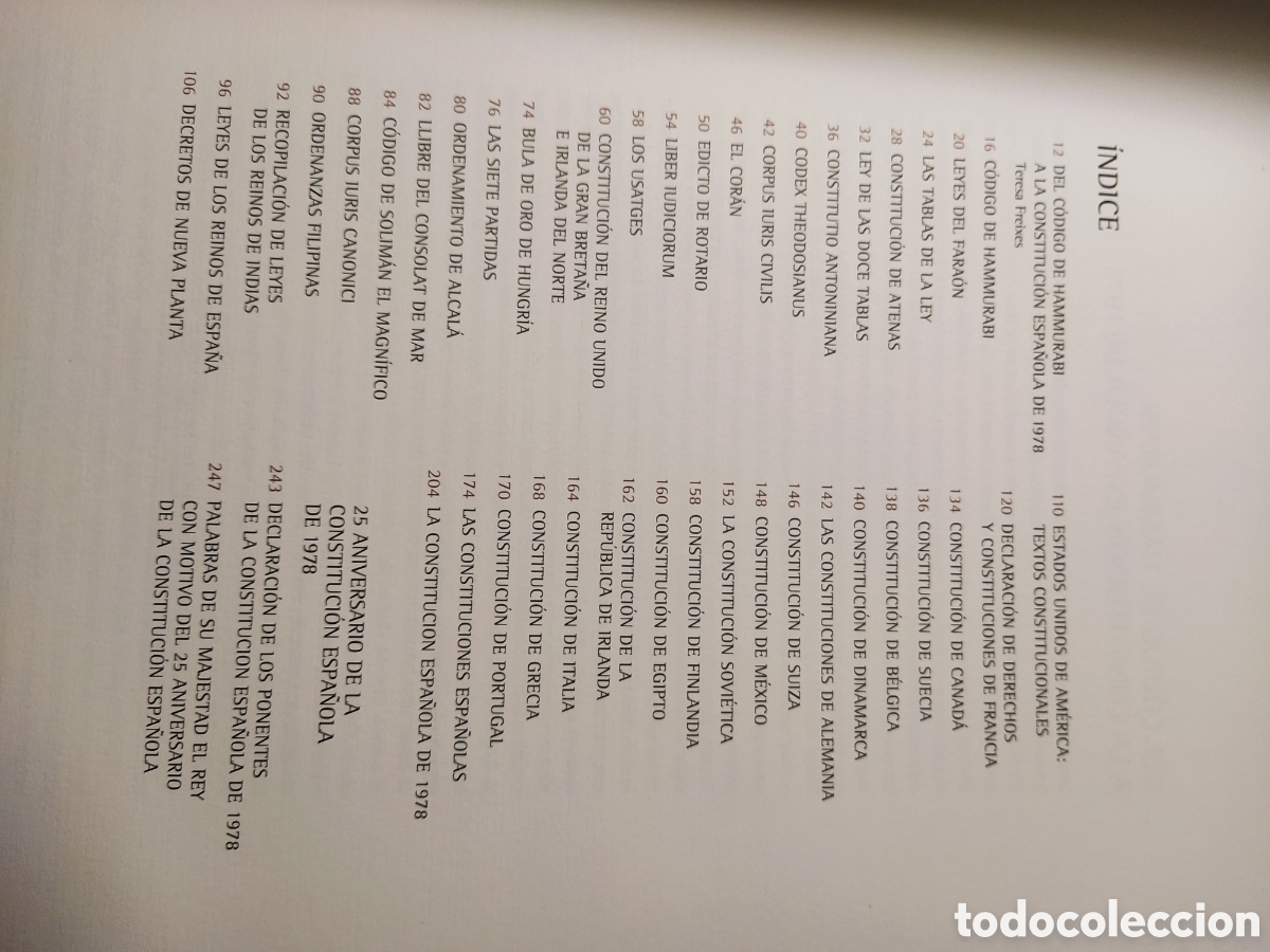 Libros de segunda mano: Constituci&oacute;n espa&ntilde;ola del c&oacute;digo hammurabi de 1978 - Foto 5