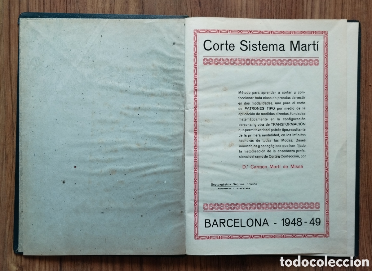 Libros de segunda mano: Libro curso Sistema marti MODISTERIA 1948/49 - Foto 2