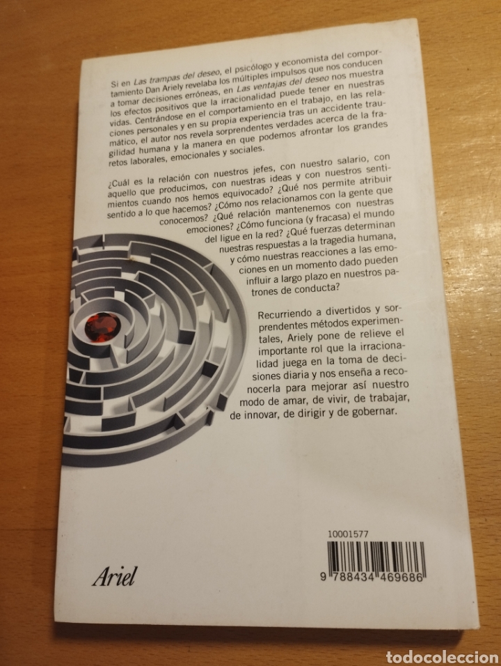 Libros de segunda mano: LAS VENTAJAS DEL DESEO (DAN ARIELY) - Foto 7