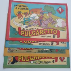 Libros de segunda mano: 4 EJEMPLARES AVENTURAS DE PULGARCITO. Lote 400199879
