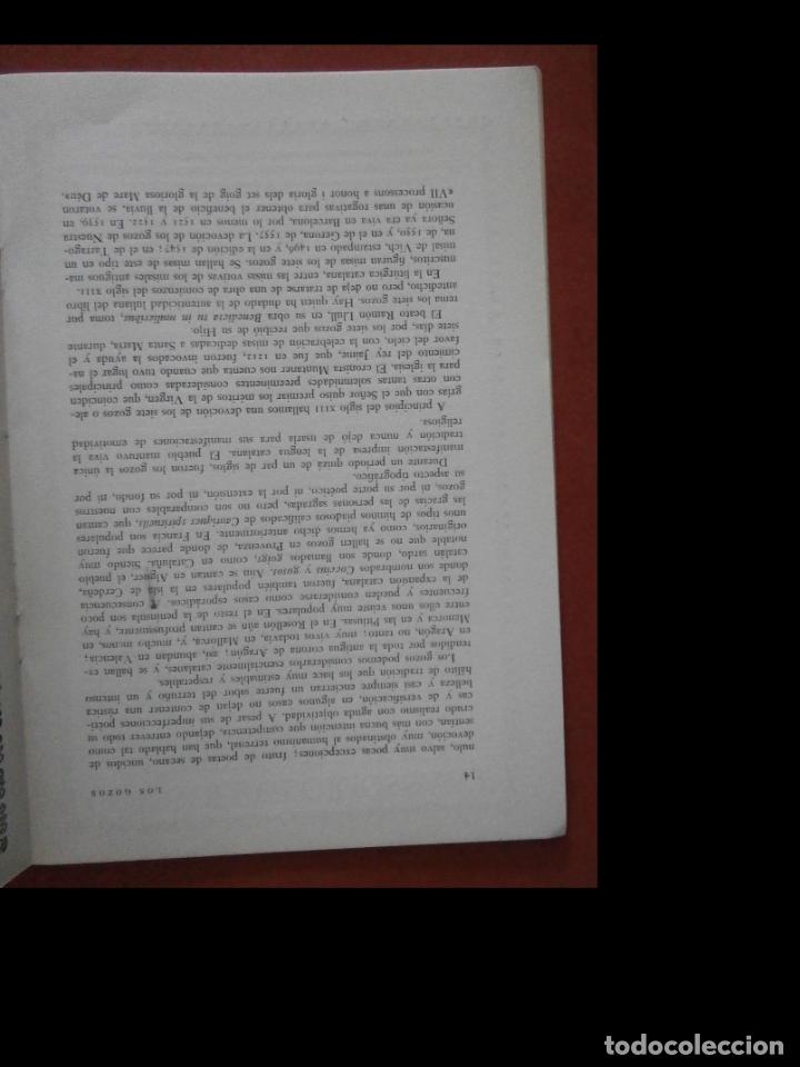 Libros de segunda mano: Los Gozos. Joan Amades - Foto 3
