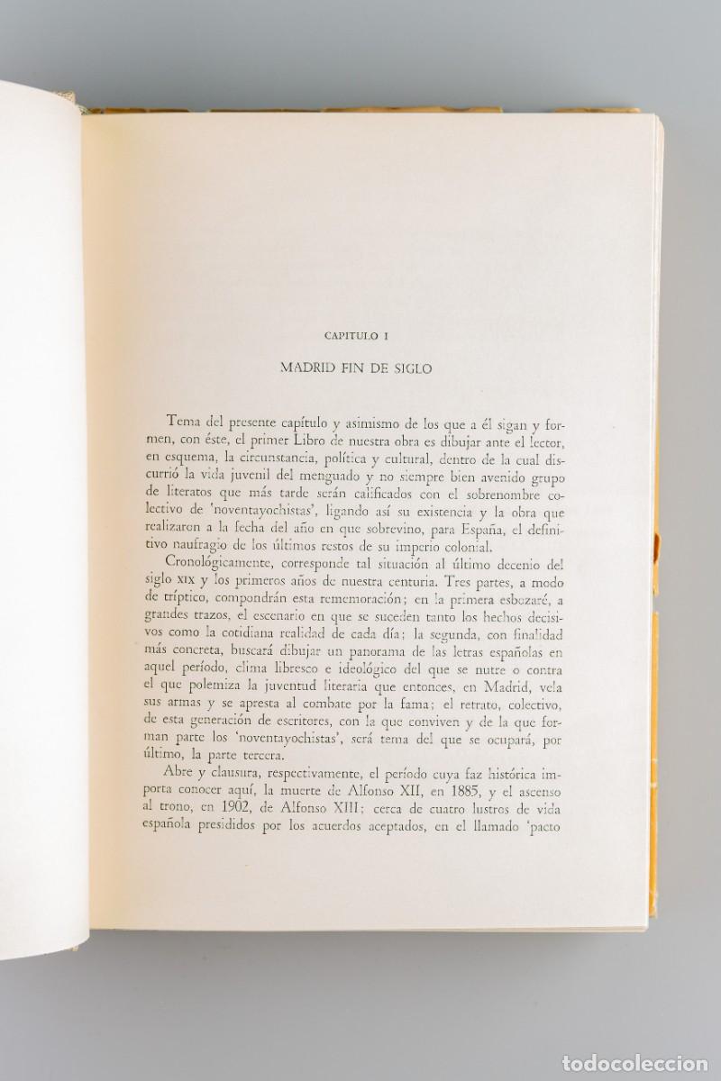 Libros de segunda mano: Panorama de la Generaci&oacute;n del 98. Luis S. Granjel. - Foto 3