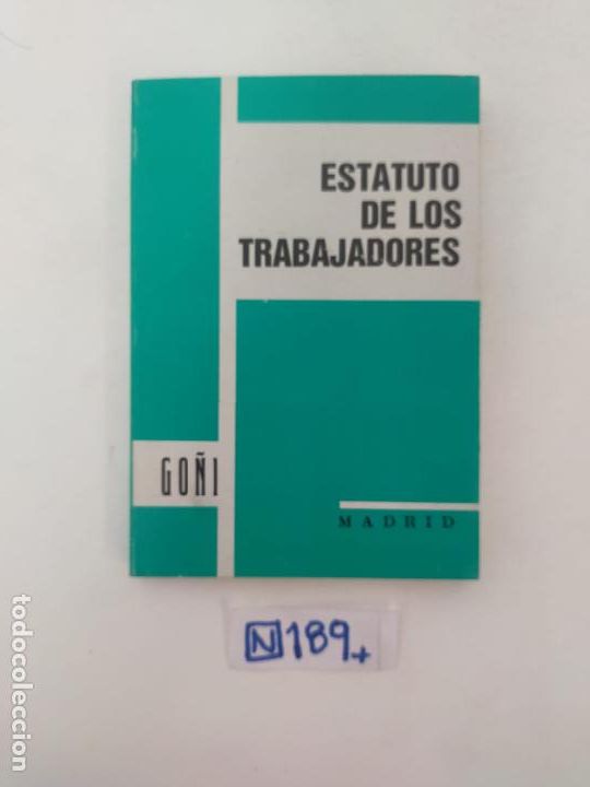 Libros de segunda mano: Estatuto de los trabajadores - Foto 1