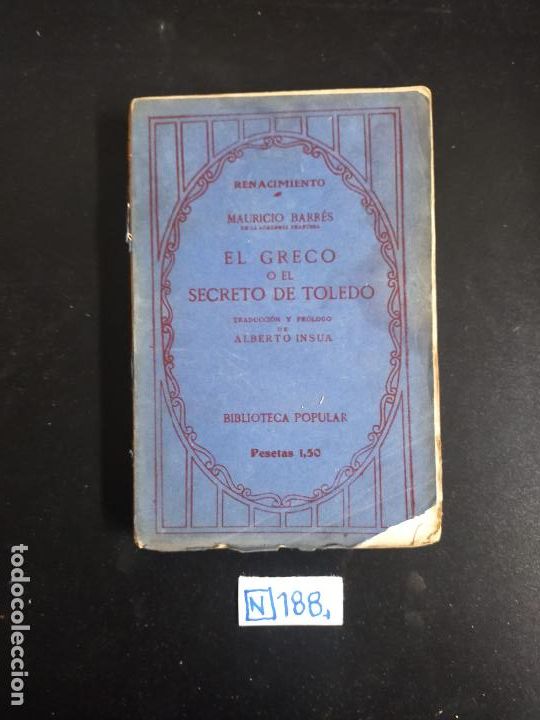 Libros de segunda mano: El Greco o el secreto de Toledo - Foto 1