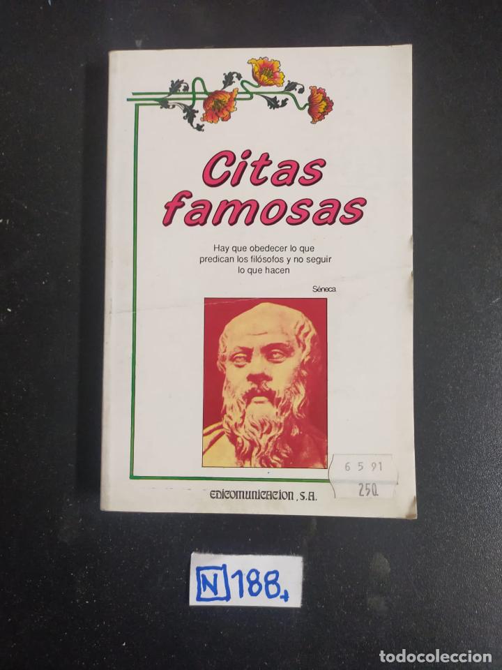 Libros de segunda mano: Citas Famosas - Foto 1