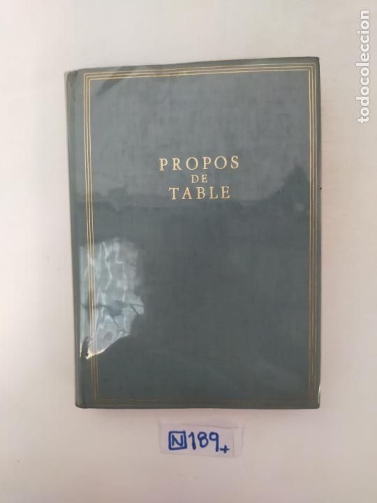 Libros de segunda mano: Propos de Table - Foto 1