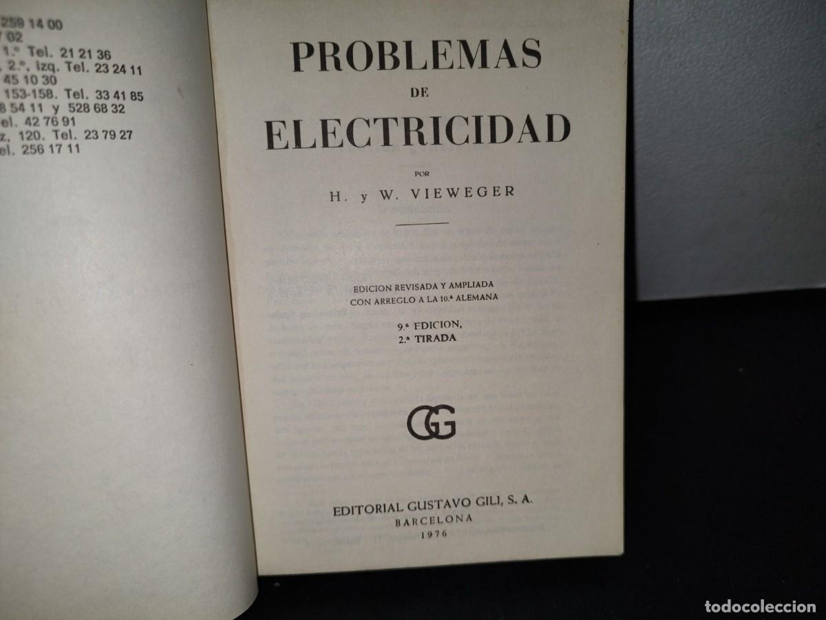 Libros de segunda mano: 69- PROBLEMAS DE ELECTRICIDAD - H. Y W. VIEWEGER - Foto 3