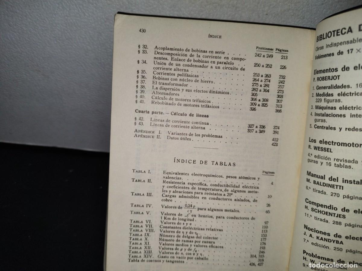 Libros de segunda mano: 69- PROBLEMAS DE ELECTRICIDAD - H. Y W. VIEWEGER - Foto 5