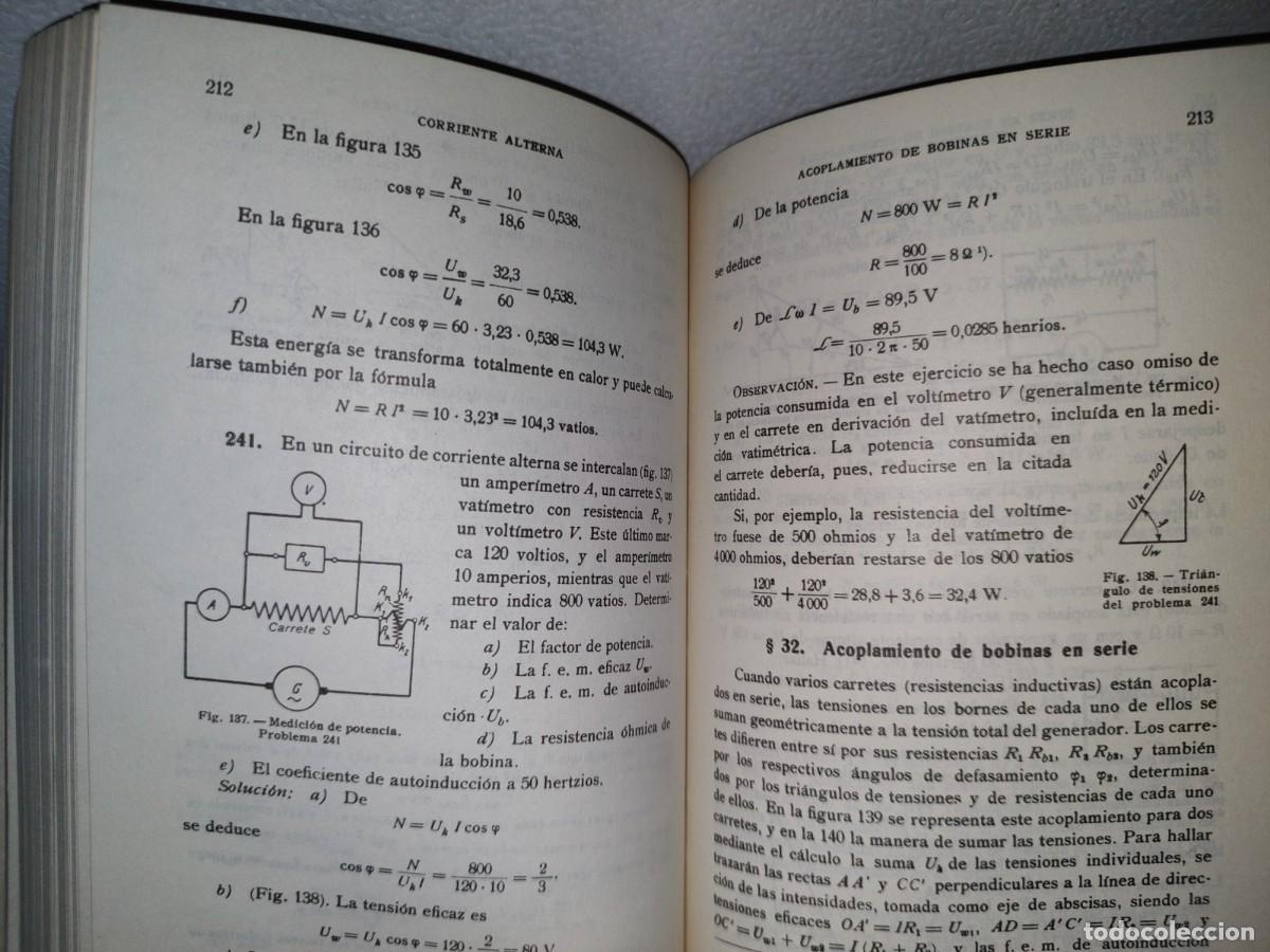 Libros de segunda mano: 69- PROBLEMAS DE ELECTRICIDAD - H. Y W. VIEWEGER - Foto 6