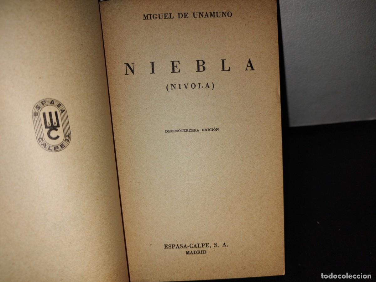 Libros de segunda mano: 69- NIEBLA - MIGUEL DE UNAMUNO - Foto 3