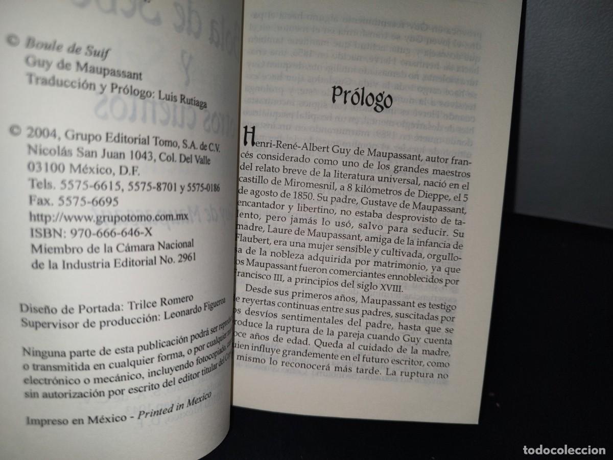 Libros de segunda mano: 69- BOLA DE SEBO Y OTROS CUENTOS - GUY DE MAUPASSANT - Foto 4