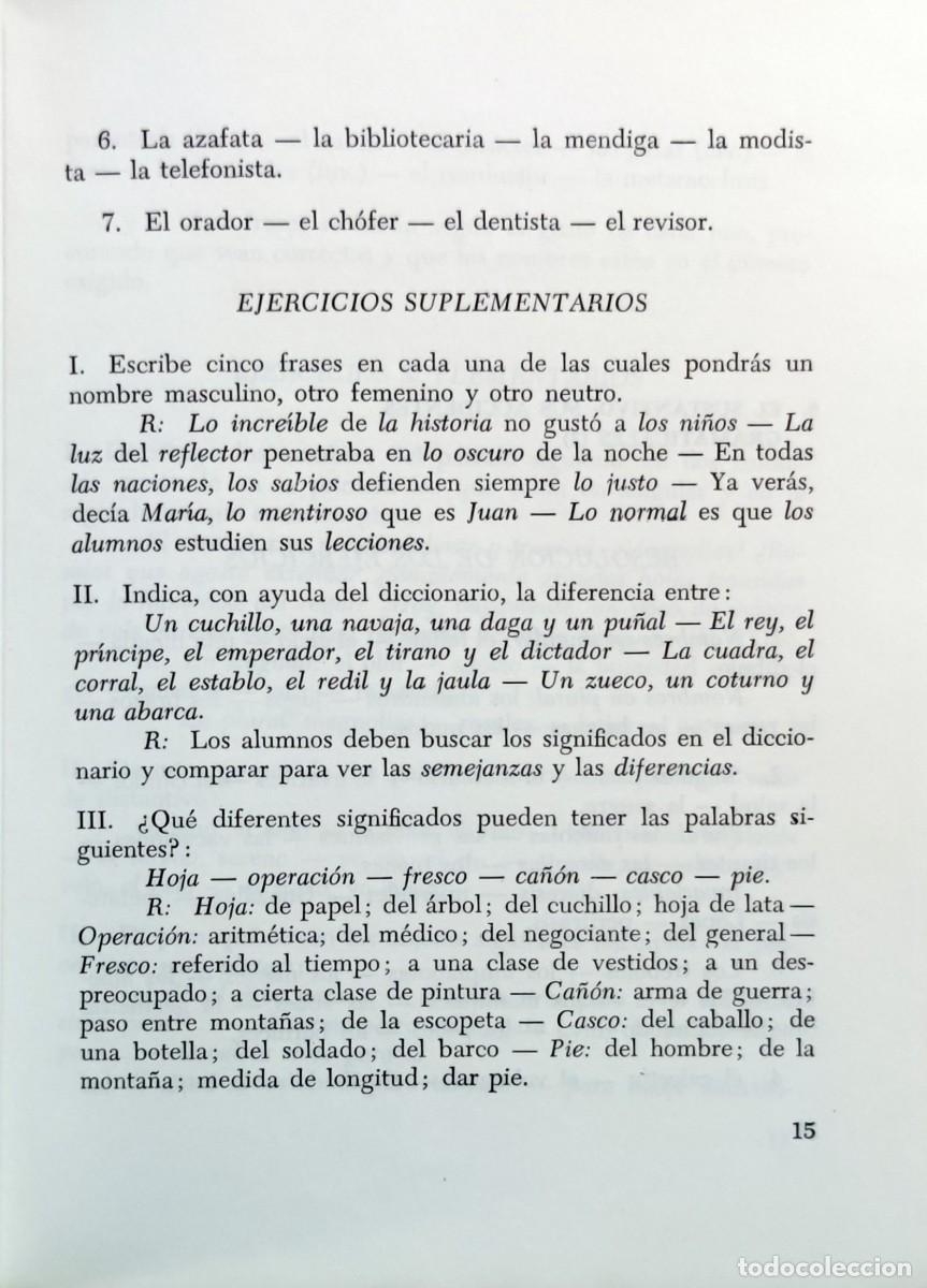 Libros de segunda mano: LIBRO DE ORIENTACI&Oacute;N Y DOCUMENTACI&Oacute;N GRAM&Aacute;TICA / ESTEBAN BAGU&Eacute;. BARCELONA : EDITORIAL TEIDE, 1967. - Foto 2
