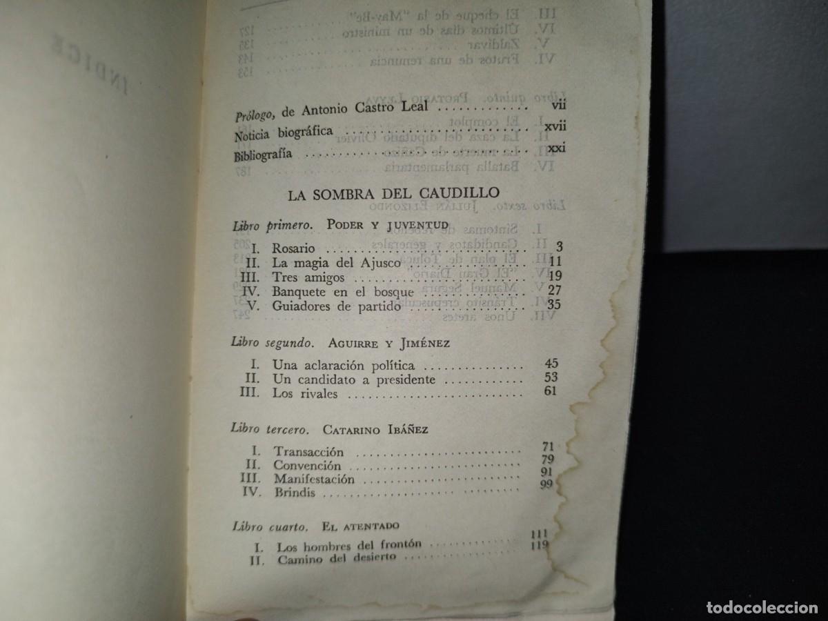 Libros de segunda mano: 69- LA SOMBRA DEL CAUDILLO - MART&Iacute;N LUIS GUZM&Aacute;N - 1986 - Foto 5