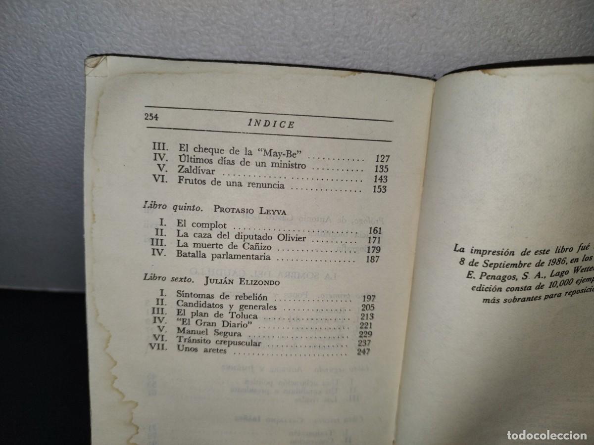 Libros de segunda mano: 69- LA SOMBRA DEL CAUDILLO - MART&Iacute;N LUIS GUZM&Aacute;N - 1986 - Foto 6