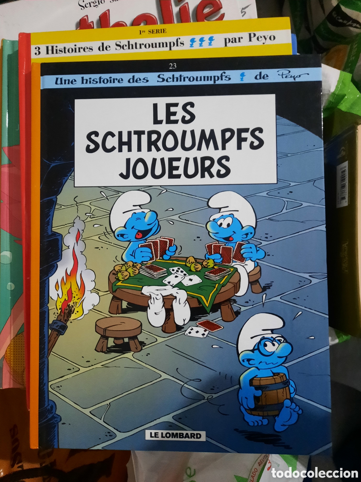 Libros de segunda mano: Los pitufos les schtroumpfs joueurs