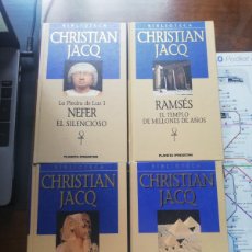 Libros de segunda mano: BIBLIOTECA CHRISTIAN JACQ. Lote 400869654